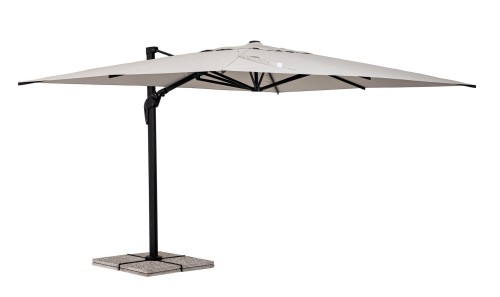 Nowoczesny Parasol ogrodowy Aries natural beż 3x4