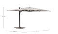 Nowoczesny Parasol ogrodowy Aries natural beż 3x4