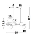 Lampa wisząca PARLA LINE 65