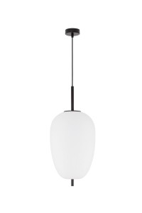 Owalna lampa wisząca MARC Oval L czarna