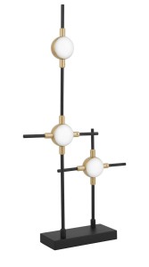 Lampa stołowa AZUL czarno-złota