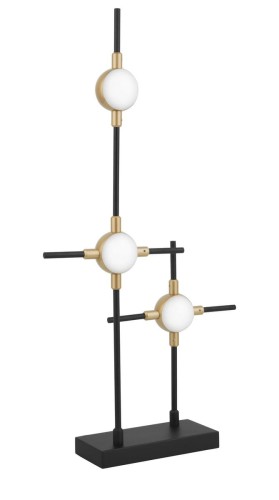 Lampa stołowa AZUL czarno-złota