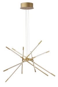 Lampa wisząca BELL-6 złota