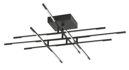 Lampa sufitowa BELL-6 czarna