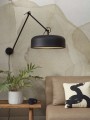 Lampa ścienna MARSEILLE czarna