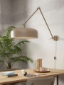 Lampa ścienna MARSEILLE piaskowa
