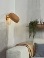 Lampa ścienna PORTO musztardowa