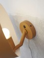 Lampa ścienna PORTO musztardowa