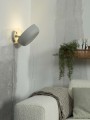 Lampa ścienna PORTO jasno szara