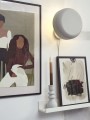 Lampa ścienna PORTO jasno szara
