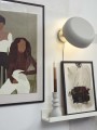 Lampa ścienna PORTO jasno szara
