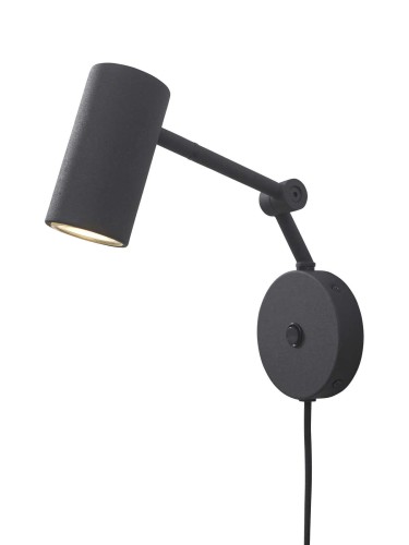 Lampa ścienna MONTREUX czarna