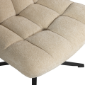 Fotel obrotowy JOB boucle piaskowy