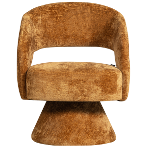 Fotel obrotowy EBBA jasnobrązowy