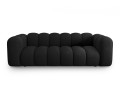 Sofa 3-osobowa Lupine czarna szenil 