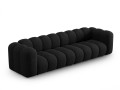 Sofa 4-osobowa Lupine czarna szenil     