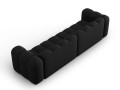 Sofa 4-osobowa Lupine czarna szenil     