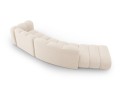Sofa 5-osobowa Lupine jasny beż szenil L/P