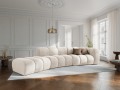 Sofa 5-osobowa Lupine jasny beż szenil L/P