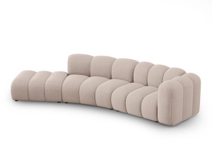 Sofa 5-osobowa Lupine beżowy szenil L/P 
