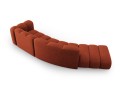 Sofa 5-osobowa Lupine terakota szenil L/P  