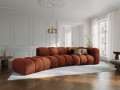 Sofa 5-osobowa Lupine terakota szenil L/P  