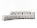 Sofa 5-osobowa Lupine jasny szary szenil L/P    