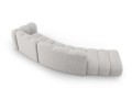 Sofa 5-osobowa Lupine jasny szary szenil L/P    
