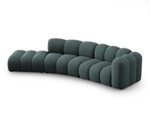 Sofa 5-osobowa Lupine morska szenil  L/P     