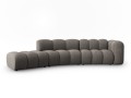 Sofa 5-osobowa Lupine szara szenil L/P      