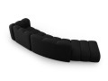 Sofa 5-osobowa Lupine czarna szenil L/P       