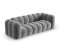 Sofa 3-osobowa Lupine szara velvet