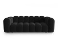 Sofa 3-osobowa Lupine czarna velvet