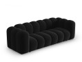 Sofa 3-osobowa Lupine czarna velvet