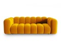 Sofa 3-osobowa Lupine żółta velvet