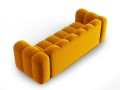 Sofa 3-osobowa Lupine żółta velvet