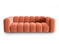Sofa 3-osobowa Lupine koralowa velvet