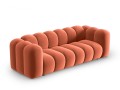 Sofa 3-osobowa Lupine koralowa velvet