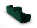 Sofa narożna 4-osobowa Blair butelkowa zieleń