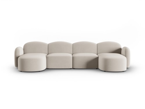 Panoramiczna sofa 6-osobowa Blair beżowa