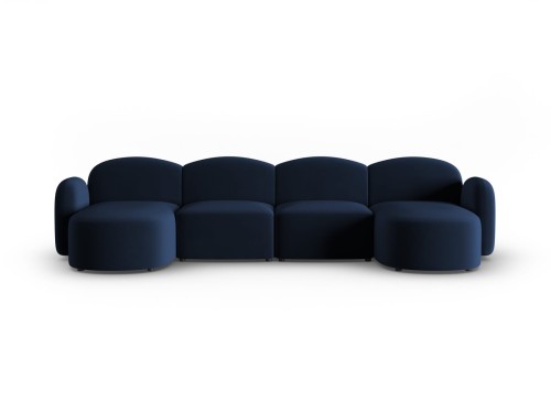 Panoramiczna sofa 6-osobowa Blair granatowa