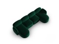 Panoramiczna sofa 6-osobowa Blair butelkowa zieleń