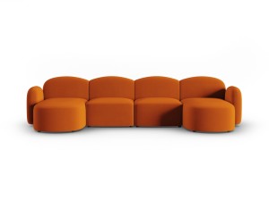 Panoramiczna sofa 6-osobowa Blair terakota