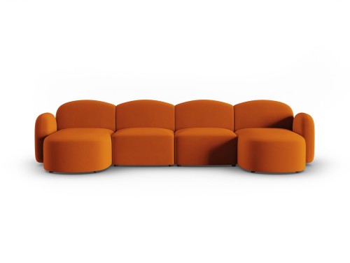 Panoramiczna sofa 6-osobowa Blair terakota