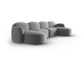 Panoramiczna sofa 6-osobowa Blair szara