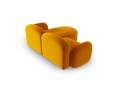 Sofa narożna 3-osobowa Blair żołta