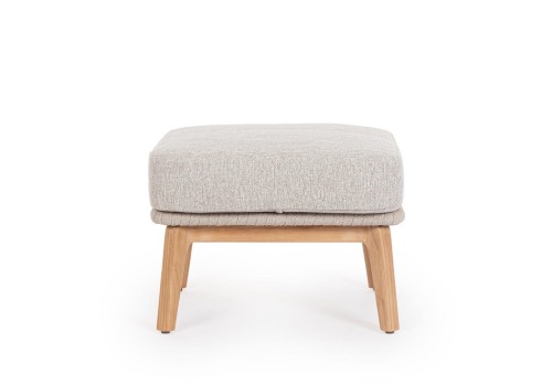 Podnóżek pufa ogrodowa Tamires piaskowa