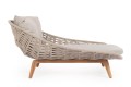 Eleganckie łózko ogrodowe Tamires piaskowe