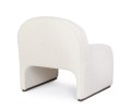 Kompaktowy fotel wypoczynkowy Bassilla kremowy