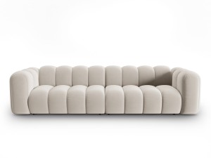 Sofa 4-osobowa Lupine beżowa velvet